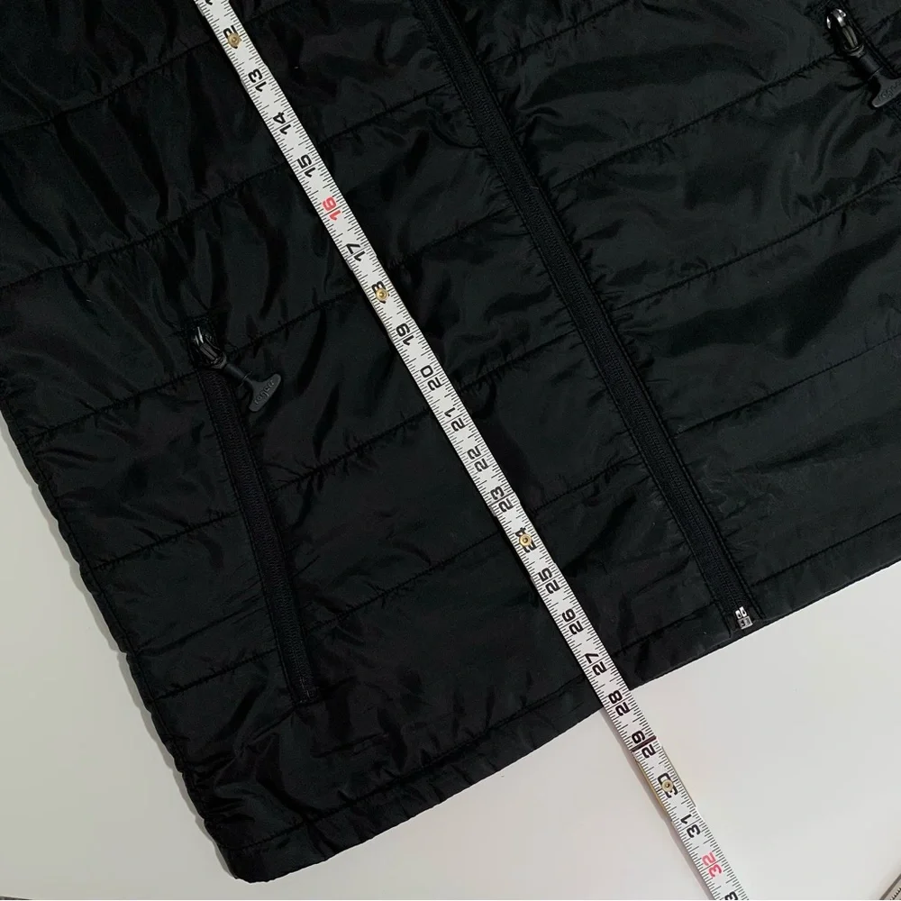 Roger’s Gear Men's Black Quilted Vest Full Front Zip Size XL Outdoors Fishing
